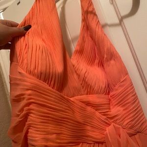Coral Bridesmaid Dress